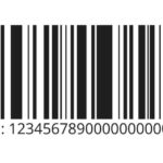 Barcode illustration isolated