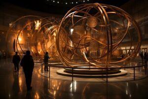 Museum exhibition background