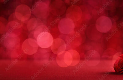 Red roses with red red background