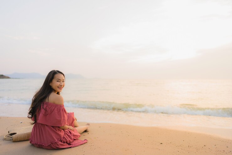 portrait-beautiful-young-asian-woman-happy-smile-leisure-beach-sea-ocean