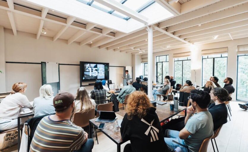 People during Digital Presentation