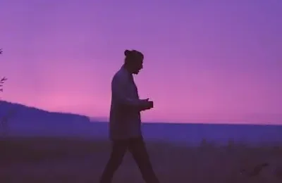 Man in White Shirt Standing on Green Grass Field during Sunset