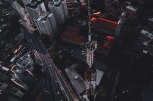High Angle Photography of a City