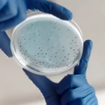 Low-Angle Shot of a Person's Hands Holding a Petri Dish